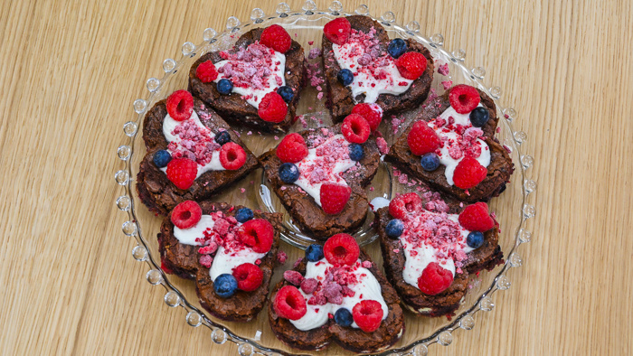 Obrázok receptu - Brownie red velvet