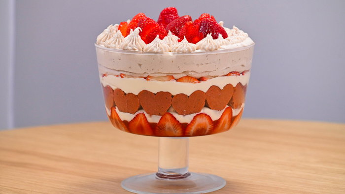 Obrázok receptu - Srdiečkové trifle