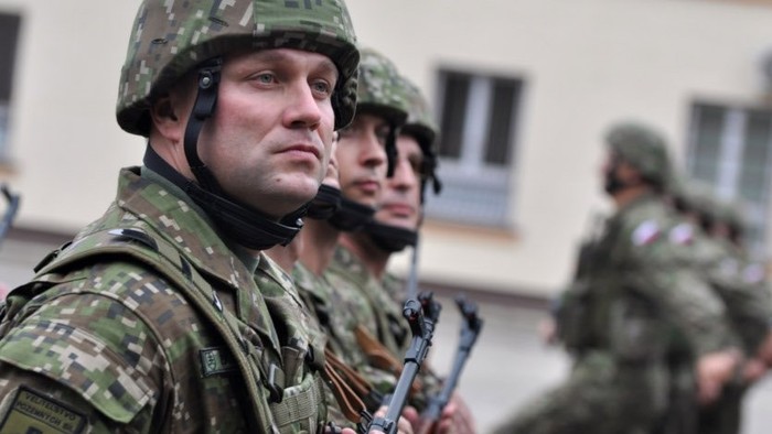 Slowakische Soldaten in fremden Armeen