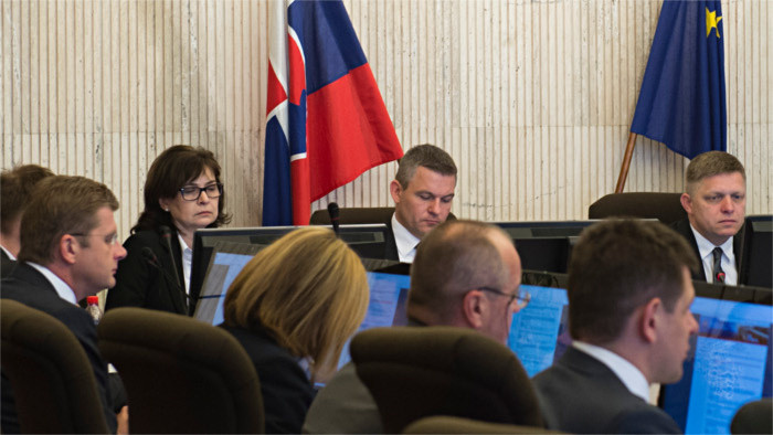 Session régulière des ministres du gouvernement slovaque