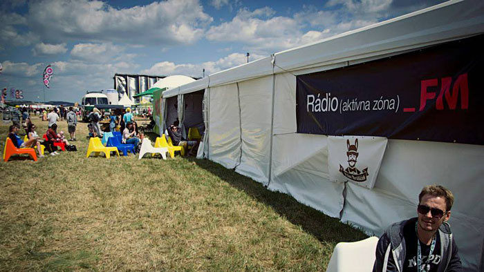 Rádio_FM na festivale Pohoda