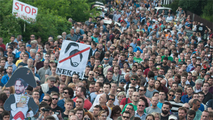 Anti-corruption march in Bratislava on Tuesday evening
