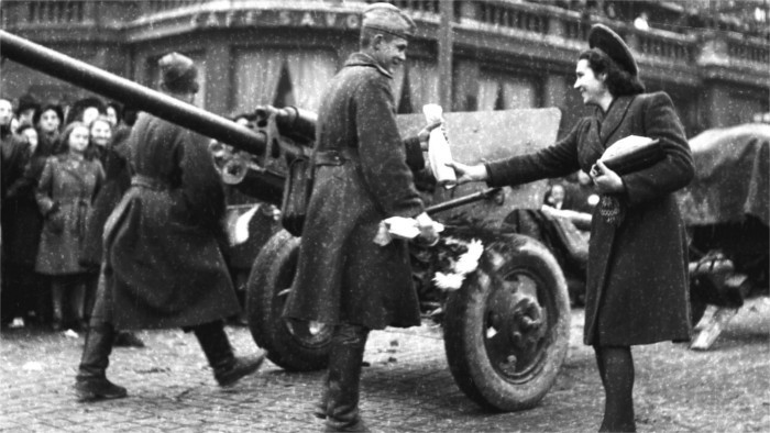 74 года назад советские войска освободили Братиславу 