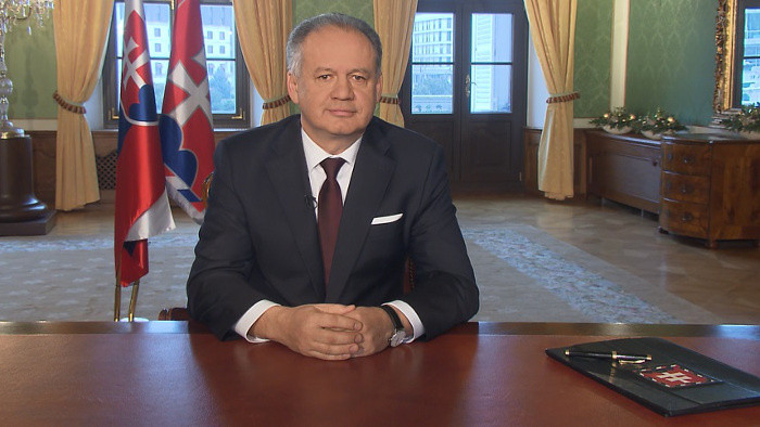 Поздравление президента Андрея Киски Международному радио Словакии