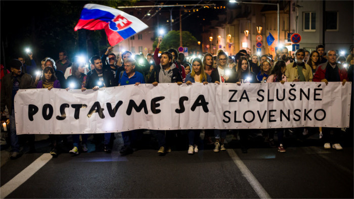 Weitere Demonstrationen „Für eine anständige Slowakei“