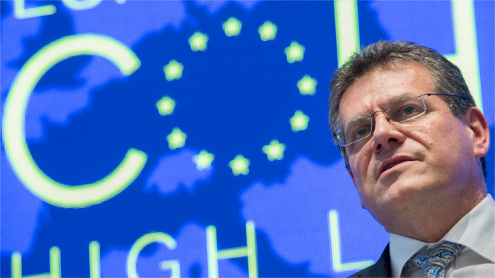 EU-Kommissar Šefčovič: Green Deal gleicht Mondlandung
