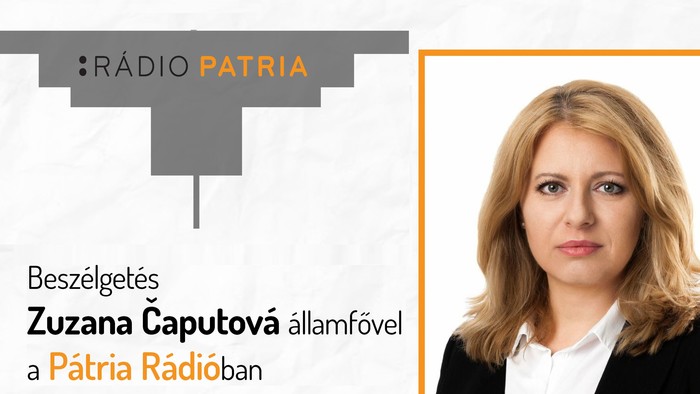 Zuzana Čaputová a Pátria Rádióban