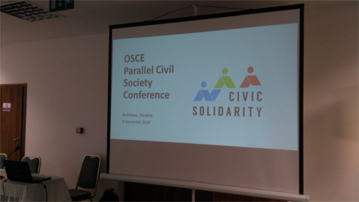 Conférence de la société civile parallèle au Conseil ministériel de l’OSCE 