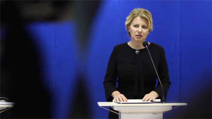 Президент З. Чапутова призвала зарубежных словаков принять участие в выборах