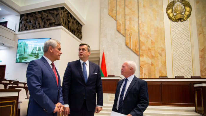 Визит главы парламента СР А. Данко в Белоруссию
