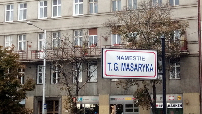 En Bratislava fue inaugurada la plaza de Tomáš Garrique Masaryk