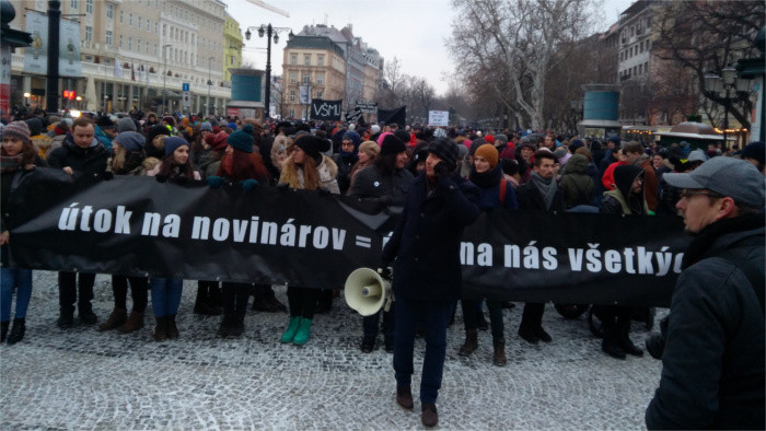 Meurtre de Jan Kuciak : Reporters sans frontières à Bratislava