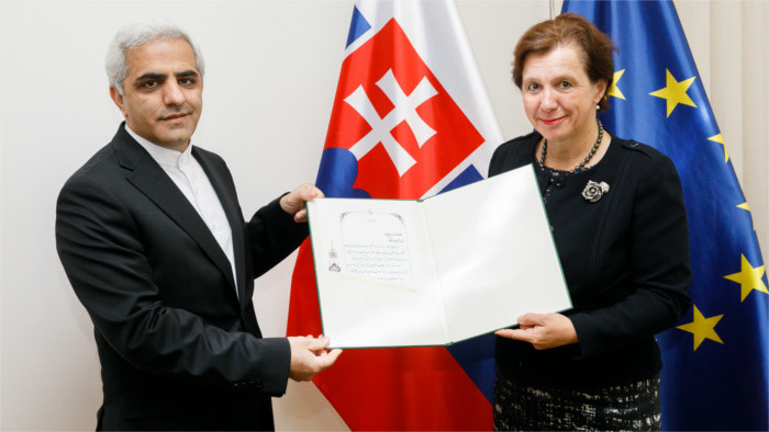 New Iranian Ambassador to Slovakia appointed, bilateral relations discussed
