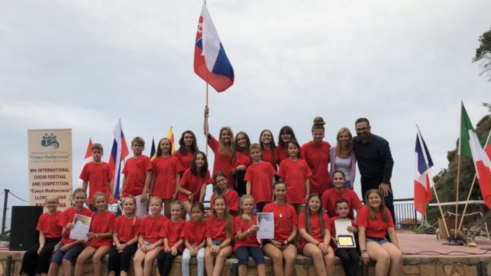 El Coro Infantil de Bratislava cosechando éxitos en Lloret de Mar