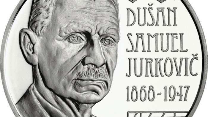 Gedenkmünze zu Ehren des Architekten Dušan Samuel Jurkovič