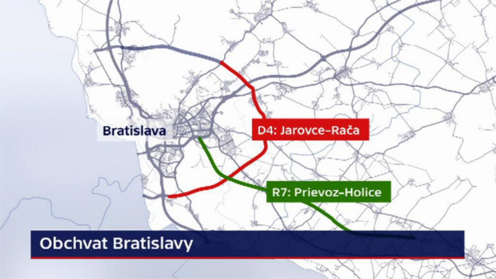 La construcción de la circunvalación de Bratislava ha sido puesta en marcha
