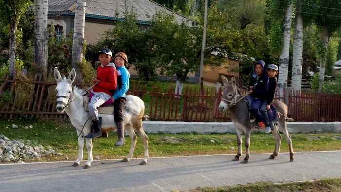 Kirgizske deti na oslíkoch.jpg