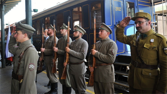 WWI legion train begins journey across Slovakia