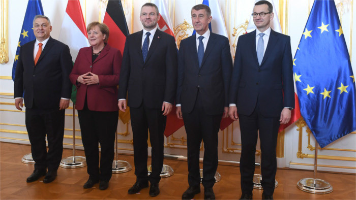Die Visegrád-Gruppe und Deutschland beim Gipfeltreffen in der Slowakei