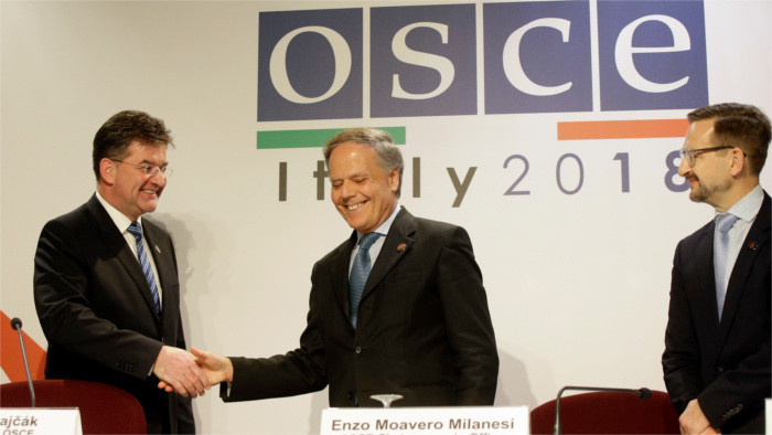 La República Eslovaca asume simbólicamente la presidencia de la OSCE para 2019