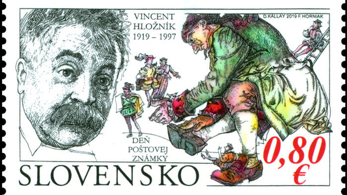 La Oficina de Correos Eslovaca emite un sello con el retrato de Vincent Hložník