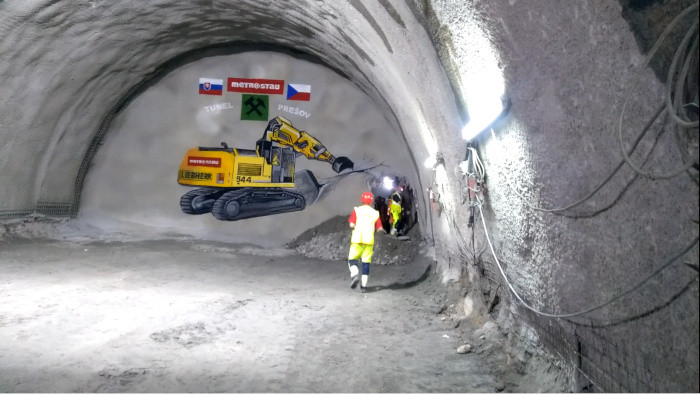 Prerazenie tunela v Prešove