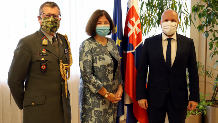 Verteidigungsminister traf Botschafterin Österreichs