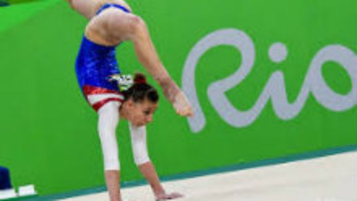 Gymnastka Barbora Mokošová
