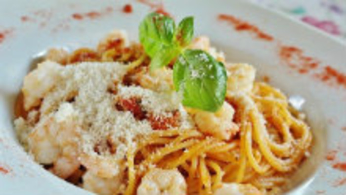 Špagety s morskými plodmi na bielom víne