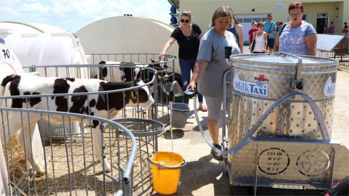 Moderne Milchfarm in Bzovík eröffnet 