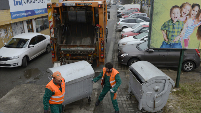 Le Slovaque a produit en moyenne 427 kg d’ordures en 2018