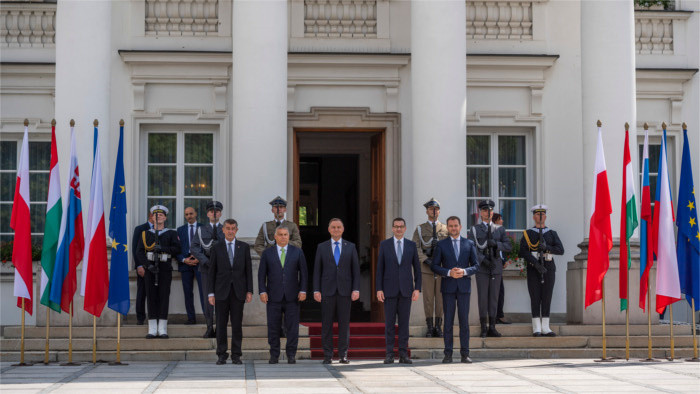 Premiers ministres du V4 à Varsovie