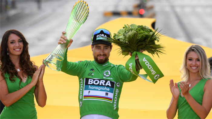 Sagan holt bei Tour de France sechstes Grünes Trikot