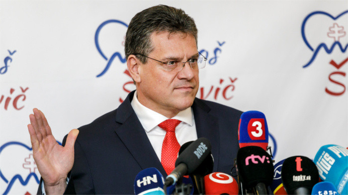 Šefčovič gibt Präsidentschaftskandidatur bekannt