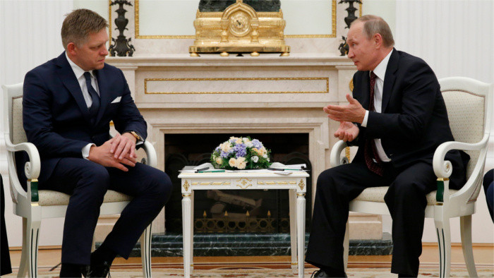 Premier Fico auf Besuch in Russland