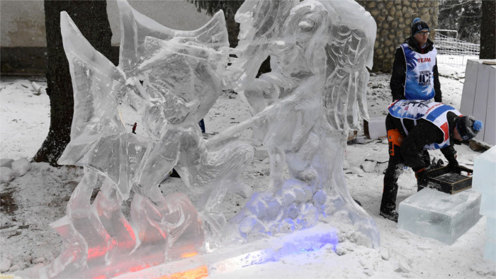 Фестиваль ледяной скульптуры Tatry Ice Master 2023