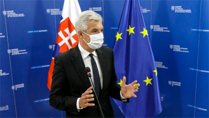 Ivan Korčok cumplimenta primera visita al extranjero como ministro de Exteriores de Eslovaquia