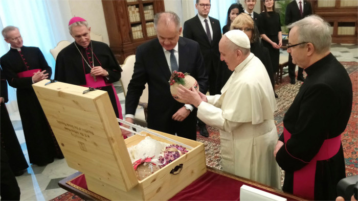 Papst empfängt Präsident Kiska