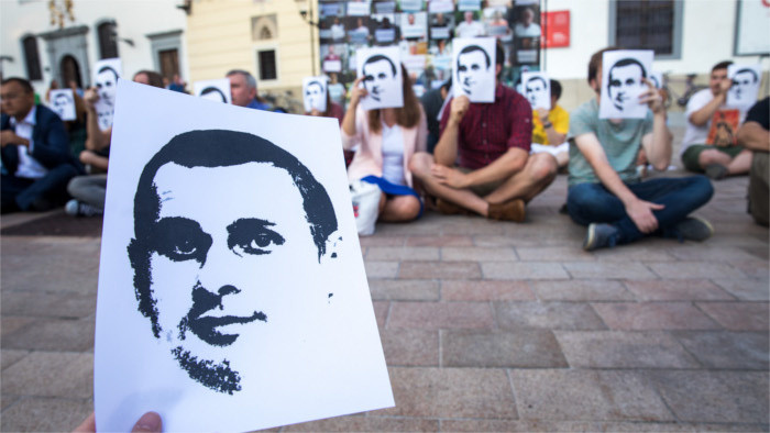Silent protest for Oleg Sentsov
