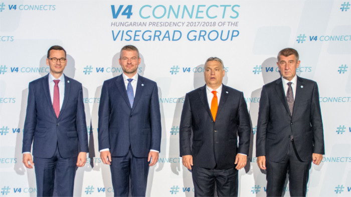 Gipfel der Visegrád-Gruppe in Budapest 