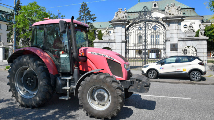 Les agriculteurs ont protesté à Bratislava