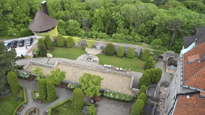 Smolenice castle greets visitors in summer