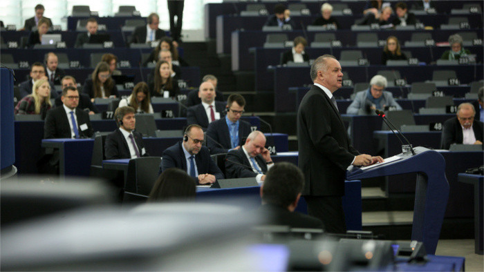 Staatsoberhaupt sprach im Europaparlament