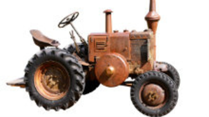 Modrania zbierajú staré traktory