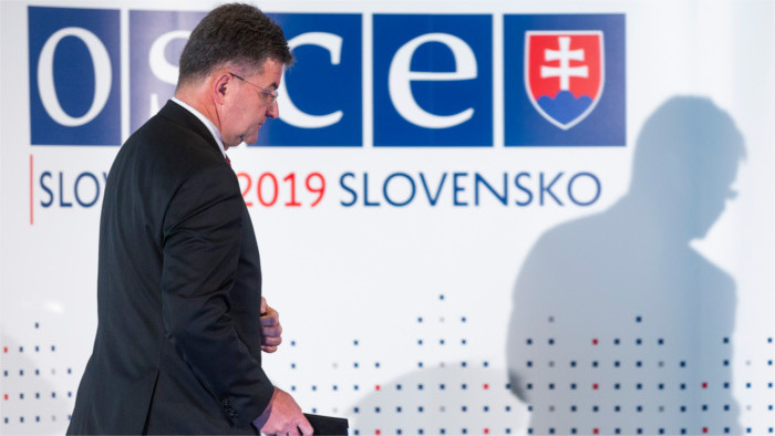 Lajčak hace un evaluación de la presidencia eslovaca de la OSCE