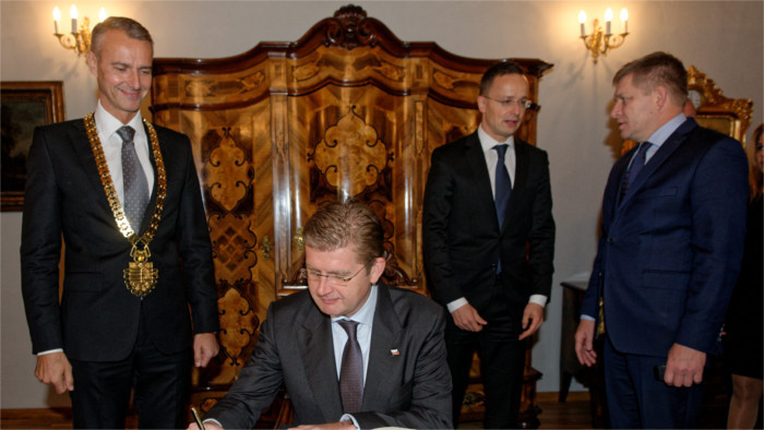 Slovaquie et Hongrie, signataires du mémorandum sur la compréhension pour Eastring 