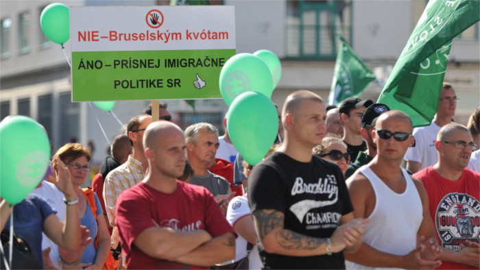 Anti-immigration protest took place in Trnava