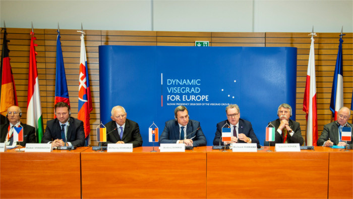 Заседание глав парламентов В-4 в Братиславе