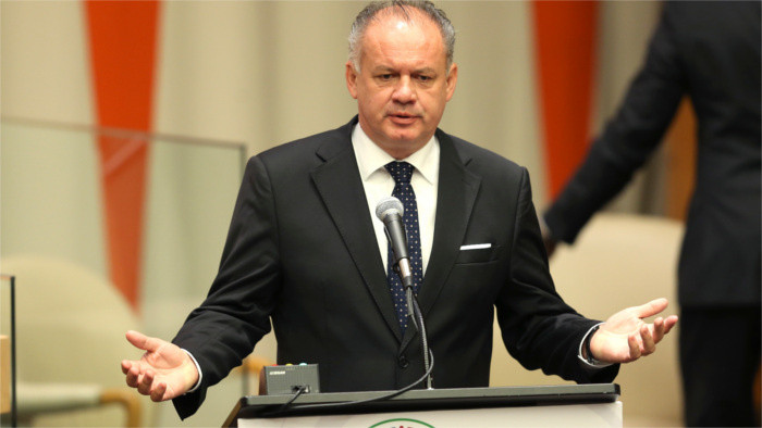 President Kiska talks migration at UN General Assembly