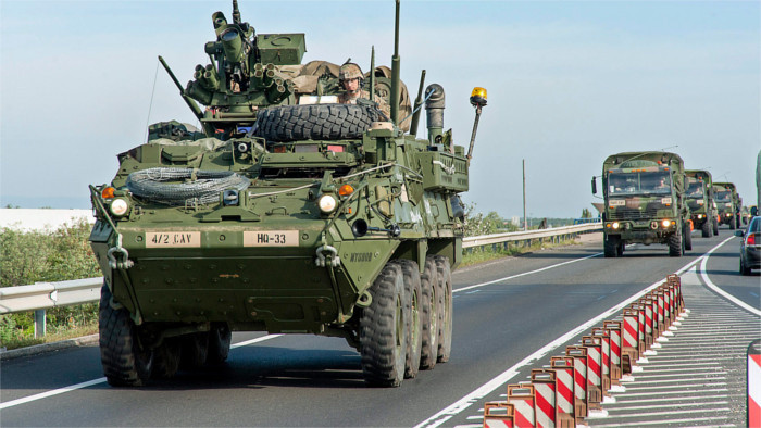 NATO military vehicles to transit through Slovakia